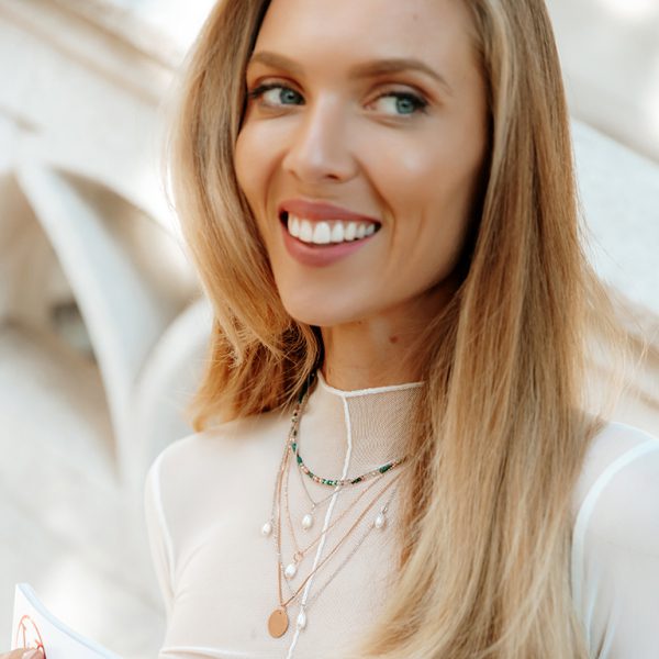 Ogrlica Semiprecious Green 2