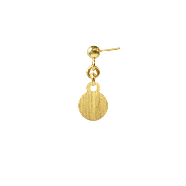 Single Mini Medallion Earpin