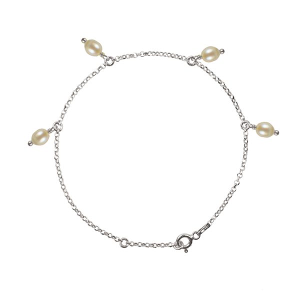 Pearl Charms narukvica - srebrna